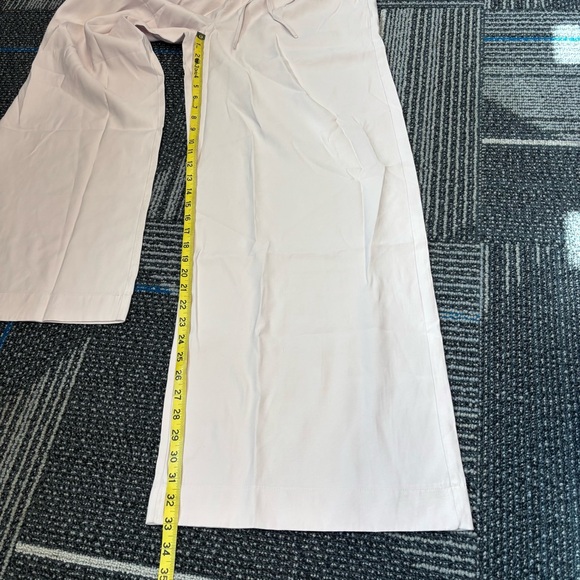 NWT American Tall Relaxed Pull On Pants Small Tall Light Pink Wide Leg - Picture 8 of 11
